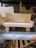 Chinchilla Couch Loveseat Ledge