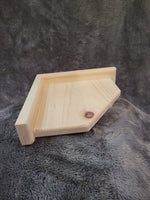 Chinchilla Ledge Shelves 11  Piece Ledge Shelf Bundle Kiln Dried Pine Wood + Mounting Hardware Ledge Shelf Set