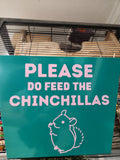 Chinchilla Hanging Metal Hay Feeder, Hanging Hay Rack Feeder For Outside Cage