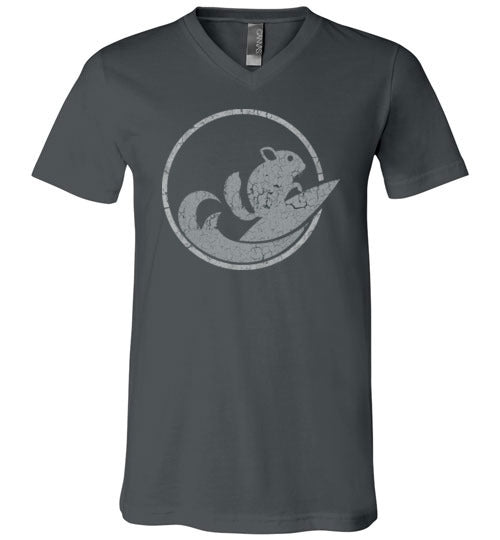 ChinSurfers Unisex V-Neck Tee (Cracked Paint)