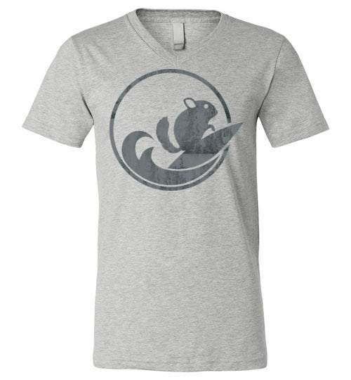 ChinSurfers Unisex V-Neck Tee (Vintage Fade)