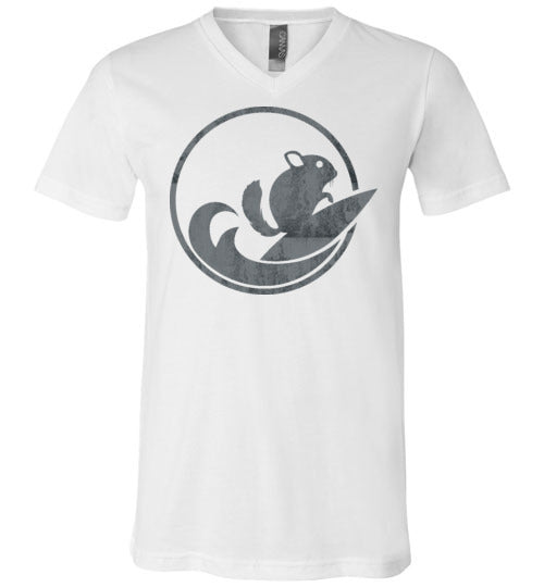 ChinSurfers Unisex V-Neck Tee (Vintage Fade)
