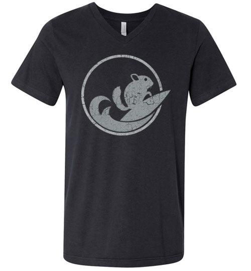 ChinSurfers Unisex V-Neck Tee (Cracked Paint)