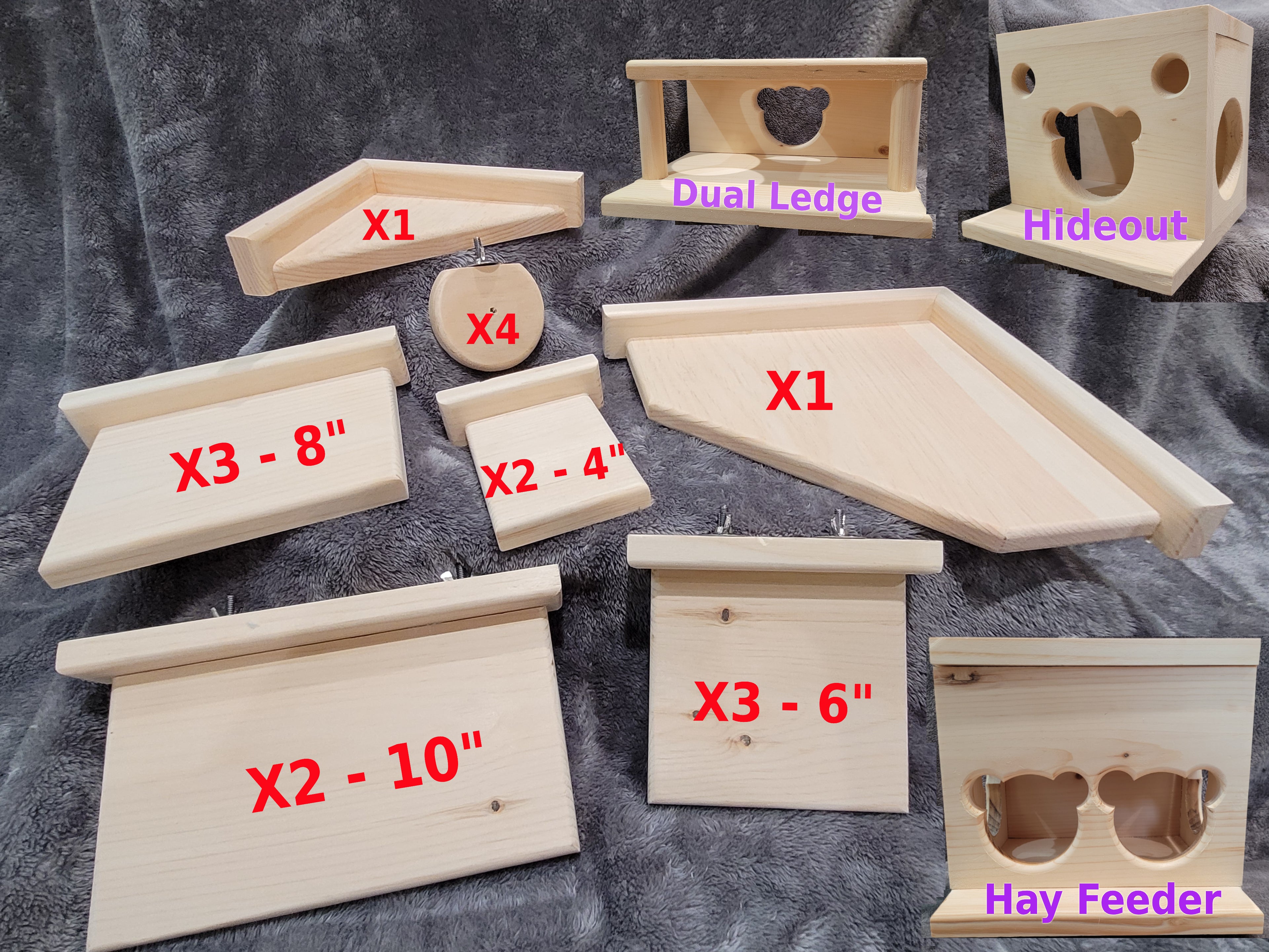 Chinchilla Ledge Shelve Kit