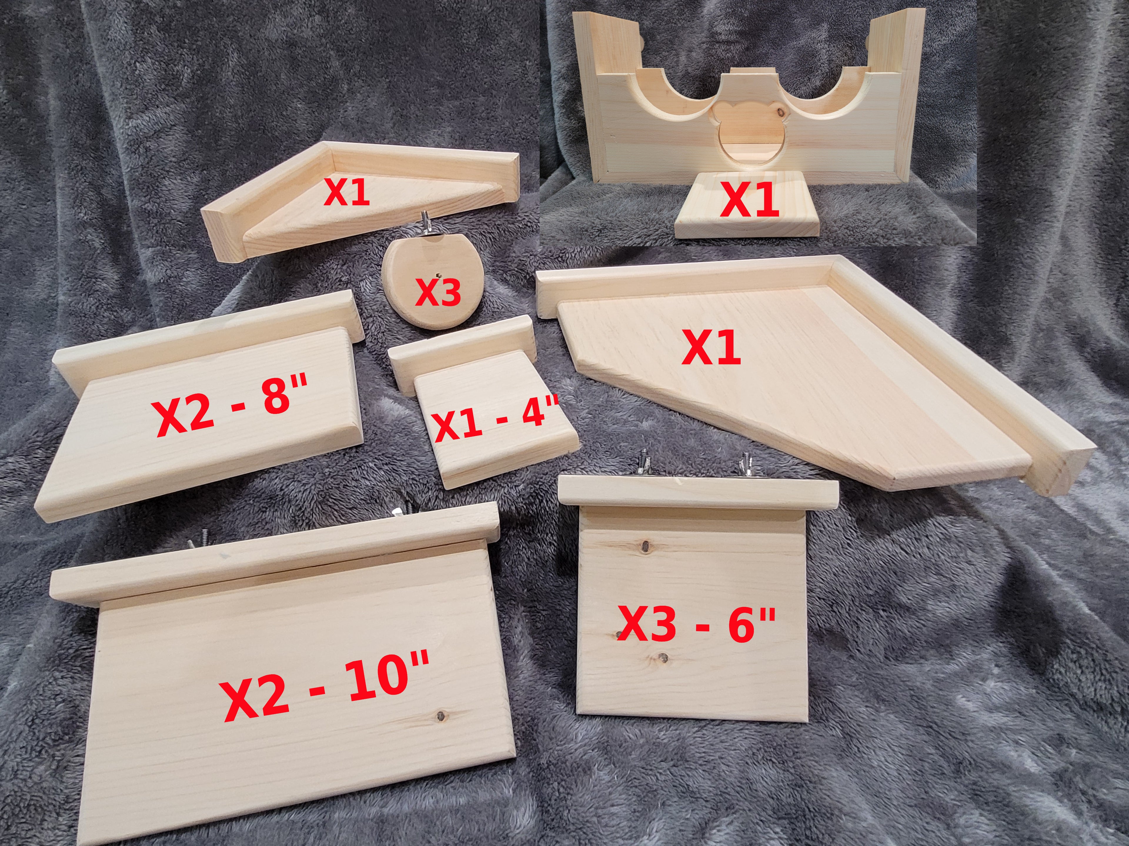 Chinchilla Ledge Shelve Kit